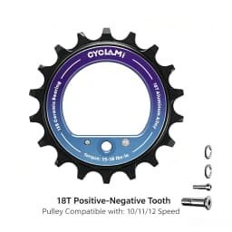 18T Hollow Jockey Wheel 12‑Speed Ceramic Bearing Rear Derailleur Pulley For Shimano R9200 R9250 R8100 R7000 Road Bike