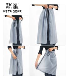 ASTA GEAR Outdoor Rain Kilt Ultralight Portable 15D Silicone Coating Rain Skirt Waterproof Windproof Hiking Mountaineering