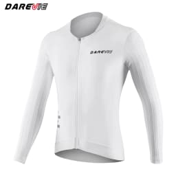 DAREVIE Man Cycling Maillot Aero High Speed Moisture Wicking PRO Level Men's Cycling Shirt UPF 40+ Anti Slip Cycling Jersey