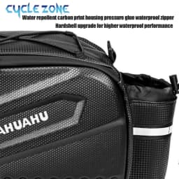 Bike Rear Seat Trunk Bag Waterproof Bicycle Rear Seat Carrier Bags Large Capacity Multiple Pockets Bike Bag Cycling Accessories