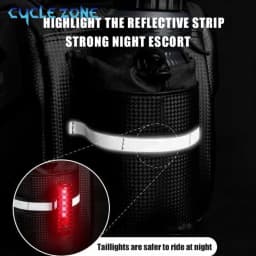 Bike Rear Seat Trunk Bag Waterproof Bicycle Rear Seat Carrier Bags Large Capacity Multiple Pockets Bike Bag Cycling Accessories
