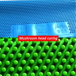 YINHE 955 Fully Cured Long Pips Single Rubber OX Medium Pips Table Tennis Rubber for Defensive & Tricky Play Mushroom Head