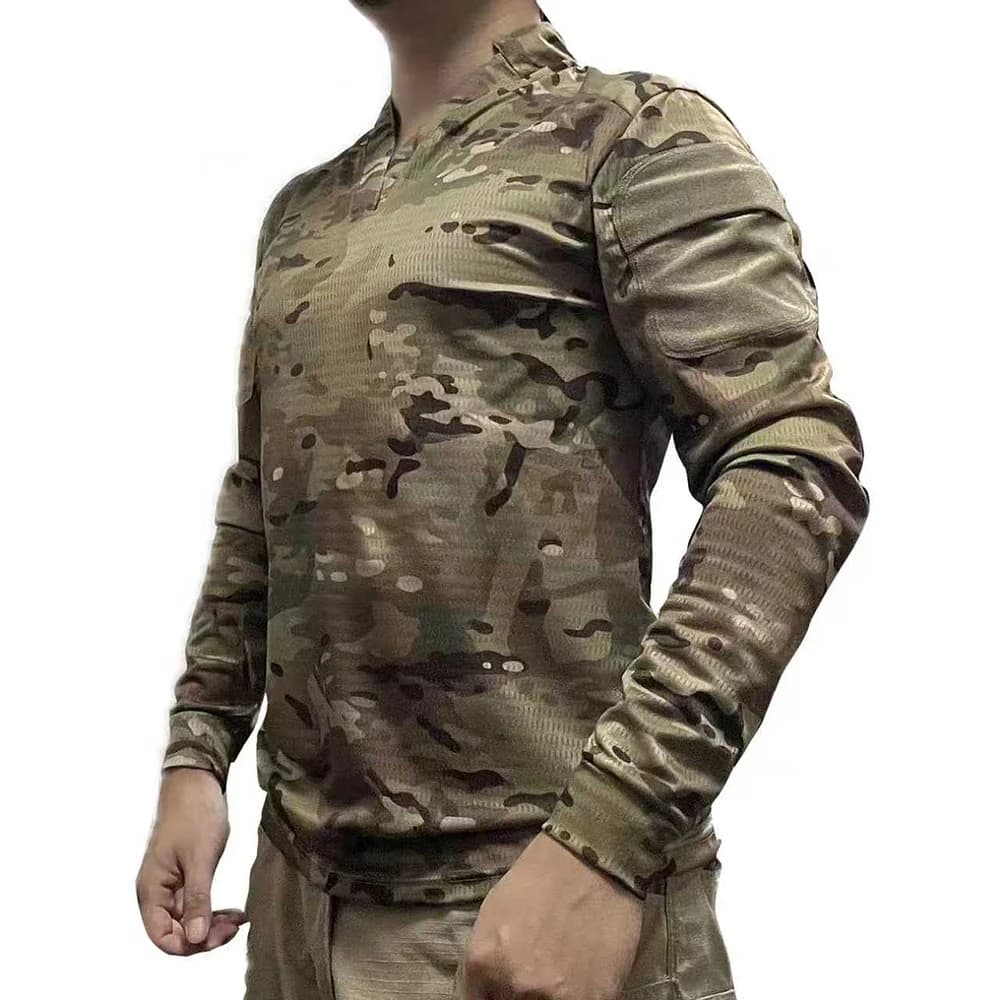 Velocity Style Rugby Shirt Quick Dry Tactical Long Sleeve T-shirt CAG Love