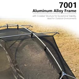 Single Person Camping Cot Tent Portable Sleeping Tent for Hiking Picnic with Mosquito Net Outdoor Survival Gear