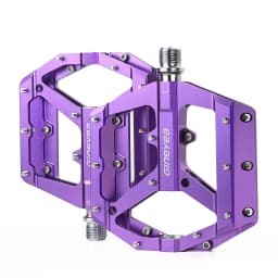 Gineyea Mountain Bike Pedals MTB Pedals Bicycle Flat Pedals Aluminum 9/16" Sealed Bearing Lightweight Platform for Road Bike