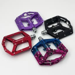 Gineyea Mountain Bike Pedals MTB Pedals Bicycle Flat Pedals Aluminum 9/16" Sealed Bearing Lightweight Platform for Road Bike