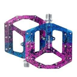 Gineyea Mountain Bike Pedals MTB Pedals Bicycle Flat Pedals Aluminum 9/16" Sealed Bearing Lightweight Platform for Road Bike