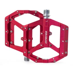 Gineyea Mountain Bike Pedals MTB Pedals Bicycle Flat Pedals Aluminum 9/16" Sealed Bearing Lightweight Platform for Road Bike