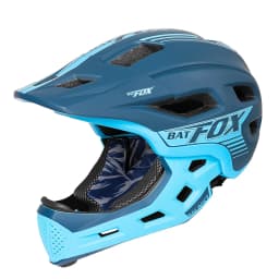 BATFOX Children Full Face Bike Helmet Removable Chin Balance Bike Skateboard Roller Skating Safety Cap Kids Bicycle Cycling Gear