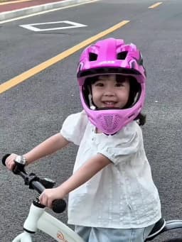 BATFOX Children Full Face Bike Helmet Removable Chin Balance Bike Skateboard Roller Skating Safety Cap Kids Bicycle Cycling Gear