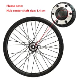 Bicycle Wheel Aluminum Alloy Front Wheel 20 X 4.0 36 Spokes Wide Tire Bicycle For Fat Bikes Snow Bikes