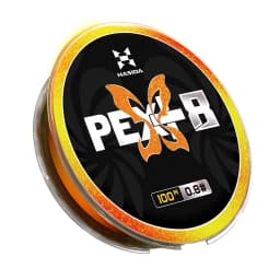 HASIDA Butterfly 100m 8Braided PE PEX+ Tech Standard Line Dia Smooth Soft Environmentally Friendly 0.6-5.0# Anti UV Fishing Line