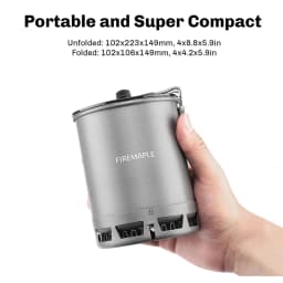 Fire-Maple 600ml Heat Exchanger Pot Portable Outdoor Travel Picnic Cookware High Efficiency G3 Petrel Camping Supplies