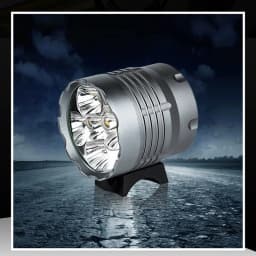 8.4V 4*T6 Bicycle Light Super Bright Waterproof MTB Road Bike Front Flashlight With 5200mAh Battery Cycling Lamp