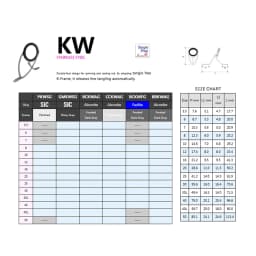 Original Fuji KW30-8A10A Silver or Dark Grey Color Alconite Guide Set for Surfcasting Rod and Heavy Surf Fishing Rods Components