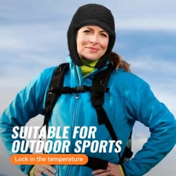 WRELS Thermal Winter Earflap Hat Warm Trooper Hunting Hat Windproof Cap with Ear Flaps Cycling Motorcycle Outdoor Winter Hat