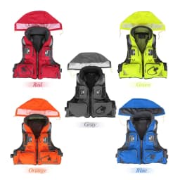 Professional Life Vest Fishing Adult Safety Life Multi-Pocket Jacket Survival Life Vest Swimming Boating Drifting