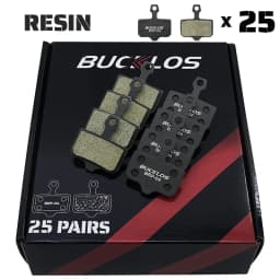 25 Pairs BUCKLOS Bicycle Disc Brake Pads for SRAM DB1 DB3 DB5 Resin Ceramic Bike Hydraulic Brake Pads for SRAM AVID ELIXIR Brake