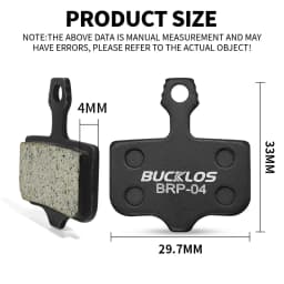 25 Pairs BUCKLOS Bicycle Disc Brake Pads for SRAM DB1 DB3 DB5 Resin Ceramic Bike Hydraulic Brake Pads for SRAM AVID ELIXIR Brake