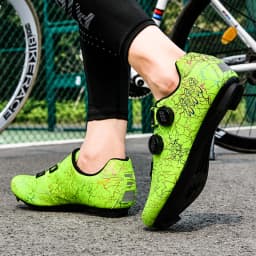 New Breathable Professional Cycling Shoes Unisex Road Bike SPD Pedal Lock Shoes Mountain Off-Road MTB Cycling Competition Shoes