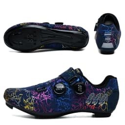 New Breathable Professional Cycling Shoes Unisex Road Bike SPD Pedal Lock Shoes Mountain Off-Road MTB Cycling Competition Shoes