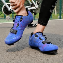 New Breathable Professional Cycling Shoes Unisex Road Bike SPD Pedal Lock Shoes Mountain Off-Road MTB Cycling Competition Shoes
