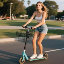 Electric Scooter Basket Detachable Iron Bike Front Basket Cycle Storage Cycling Accessories For Children Adults Daily
