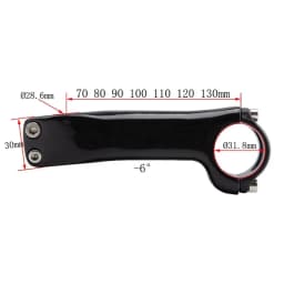 New T1000 Carbon MTB Mountain Bike 6/17 Degree 31.8MM Road Bike Carbon Power Positive and Negative Stem Bicycle Parts