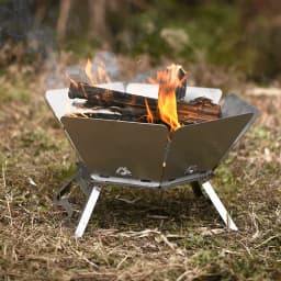 Camping Brazier Folding Bonfire Stove Portable Firewood Burner Campfire Furnace Outdoor Fire Wood Stove Winter Heater Equipment