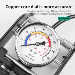 TOSUOD Foot Pump High Pressure Bicycle Pump Universal Foot Pedal Air Pump With Hose Quick Connect For All Vehicle Tires