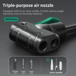 TOSUOD Foot Pump High Pressure Bicycle Pump Universal Foot Pedal Air Pump With Hose Quick Connect For All Vehicle Tires