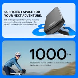 GEOID CC700 Pro 2.8" Inch Touchscreen Bicycle Computer GPS Bike Speedometer Global Map Navigation Cycling Odometer for Strava
