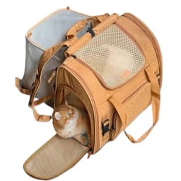 Cat Carrier Portable Cat Backpack Expandable Large Capacity Pet Backpack Foldable for Small and Medium Dogs and Cats For 8KG