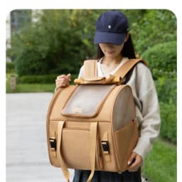Cat Carrier Portable Cat Backpack Expandable Large Capacity Pet Backpack Foldable for Small and Medium Dogs and Cats For 8KG