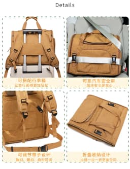 Cat Carrier Portable Cat Backpack Expandable Large Capacity Pet Backpack Foldable for Small and Medium Dogs and Cats For 8KG