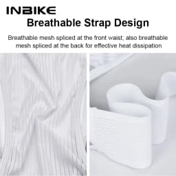 INBIKE Spring Men's Cycling Bib Pants Padding Breathable Sweat-Wicking with Pockets for Men Road Bike MTB Clothing Bicycle Pants