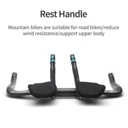 Full Carbon Fiber TT Handlebar Glossy 3K Finish Bike Guidon Bar Cycling Accessory for Performance And Style