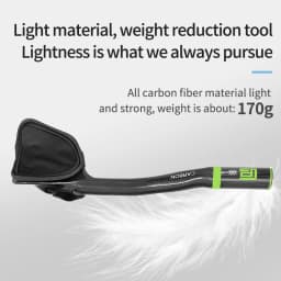Full Carbon Fiber TT Handlebar Glossy 3K Finish Bike Guidon Bar Cycling Accessory for Performance And Style