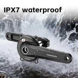 THINKRIDER PP6 Spider Power Meter 4 Bolt 110BCD 24mm Cadence Pedal Balance BLE ANT+ Crankset Chainring for Shimano