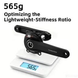 THINKRIDER PP6 Spider Power Meter 4 Bolt 110BCD 24mm Cadence Pedal Balance BLE ANT+ Crankset Chainring for Shimano