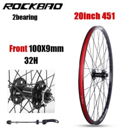 ROCKBAO Mountain Bike Wheelset 24/26/27.5/700C Disc Brake 4Bearings 7-11speed Quick Release 29er 120sounds MTB Bicycle Wheel