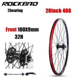 ROCKBAO Mountain Bike Wheelset 24/26/27.5/700C Disc Brake 4Bearings 7-11speed Quick Release 29er 120sounds MTB Bicycle Wheel