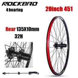 ROCKBAO Mountain Bike Wheelset 24/26/27.5/700C Disc Brake 4Bearings 7-11speed Quick Release 29er 120sounds MTB Bicycle Wheel