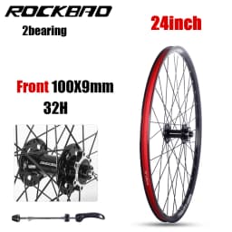 ROCKBAO Mountain Bike Wheelset 24/26/27.5/700C Disc Brake 4Bearings 7-11speed Quick Release 29er 120sounds MTB Bicycle Wheel