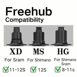 Boost Cube 32 Holes Ratchet 36T Rear 12x148 Front 15x110 Hub Center Lock 12-Speed Micro Spline XD Sealed Bearing for Mtb Bike