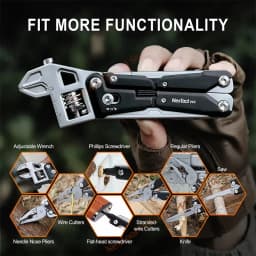 NexTool Adjustable Wrench Pliers W4 Multifunctional Folding Tool 11-in-1 Wrench Pliers Set EDC Outdoor Camping Home Maintenance