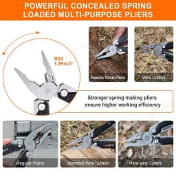 NexTool Adjustable Wrench Pliers W4 Multifunctional Folding Tool 11-in-1 Wrench Pliers Set EDC Outdoor Camping Home Maintenance