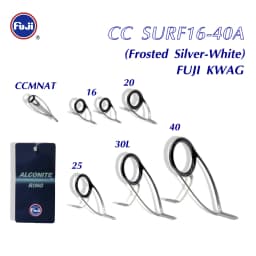 KW SURF16-50/40 Guide Set Fuji Original 'A Ring' Heavy Surf Fishing Rod Combo for Heavy Duty Rods DIY Fishing Gear Accessories