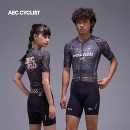 AEC.CYCLIST Cycling Jersey Summer Short Sleeve Bicycle Tops 2026 New Road MTB Clothing High Elastic YKK Zipper Back 3 Pockets