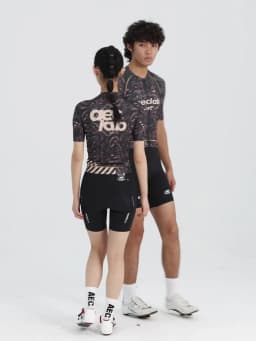 AEC.CYCLIST Cycling Jersey Summer Short Sleeve Bicycle Tops 2026 New Road MTB Clothing High Elastic YKK Zipper Back 3 Pockets